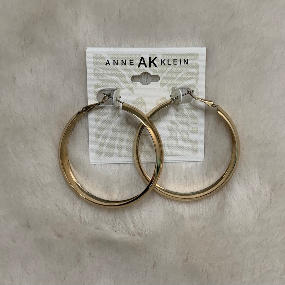 Anne Klein hoop earrings